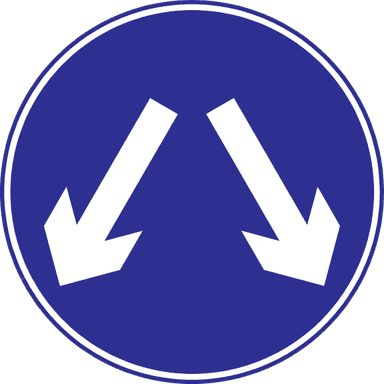 Pass either side