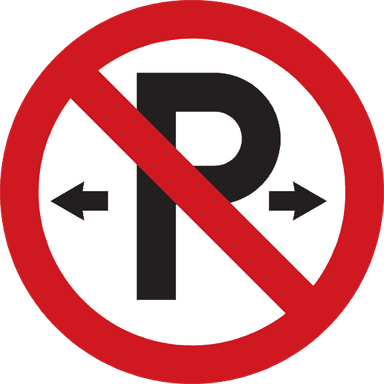 Parking is not allowed