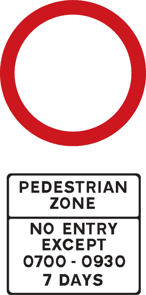 What do these signs together mean?