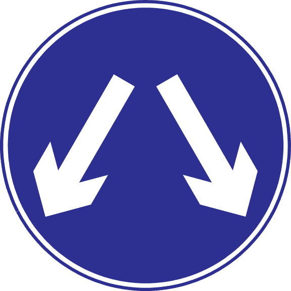 Pass either side