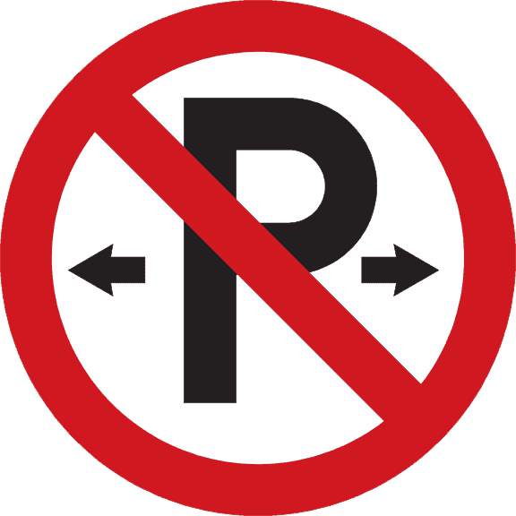 Parking is not allowed